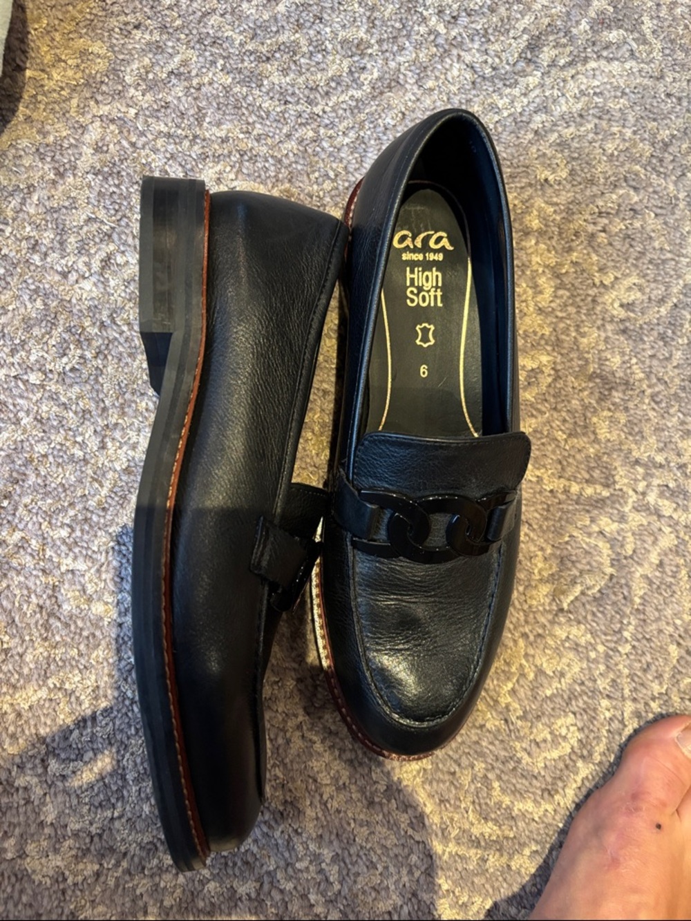 Ara Kyle 2.0 Leather Loafer - Black - Picture 4 of 7